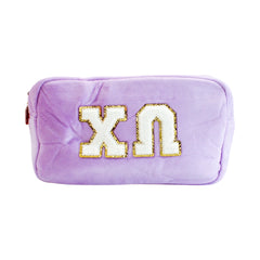 DUOTHREADS Chenille SORORITY Cosmetic Bag