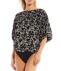 FREE PEOPLE Floral DESSA Tieback Bodysuit