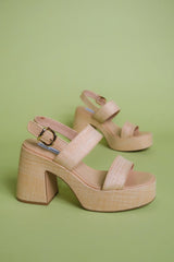 STEVE MADDEN Natural Raffia VALORY Sandal