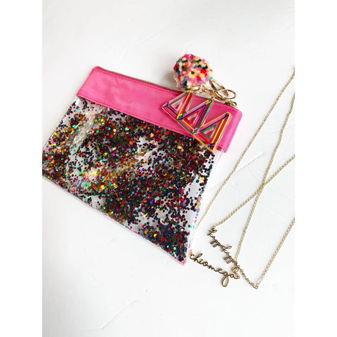 AL Sorority Keychain CONFETTI Pouch